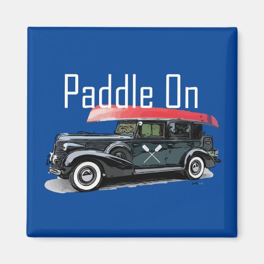 Klassiek autoontwerp - Teken magneet (Voorkant)