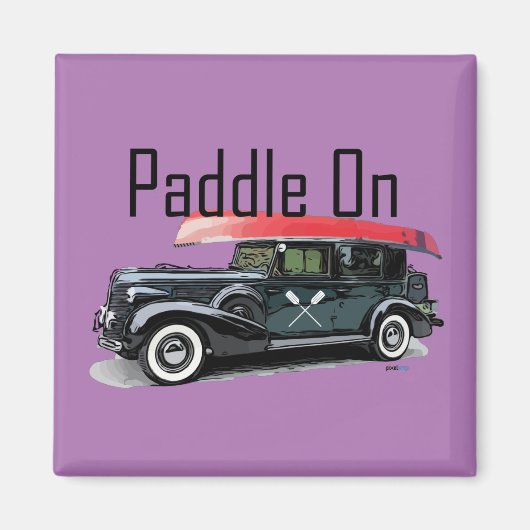 Klassiek autoontwerp - Teken magneet (Voorkant)