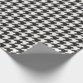 Klassiek B&W-geluidspatroon Cadeaupapier (Hoek)