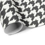 Klassiek B&W-geluidspatroon Cadeaupapier (Rol Hoek)