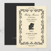 Klassiek   Baby shower Kaart (Voorkant / Achterkant)