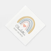 Klassiek Baby shower van Boho Rainbow Servet (Hoek)