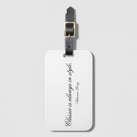 Klassiek Bagagelabel (Voorkant (verticaal))