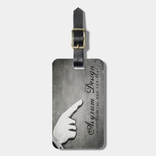 klassiek bagagelabel voor games (Voorkant verticaal)