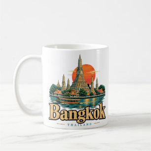 Klassiek Bangkok Thailand Reis Kunst Landmark Koffiemok