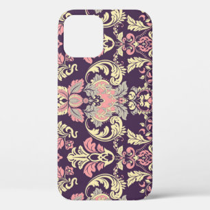 Klassiek barok, bloemetjesbehang. Case-Mate iPhone case