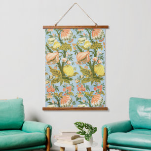 Klassiek Barok Bloemig Fruit Damast Textiel Hangend Wandkleed