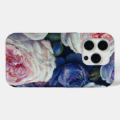 Klassiek barok Rozen bloemenontwerp Case-Mate iPhone Case (Achterkant (horizontaal))