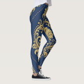 Klassiek Barok Siergoud Leggings (Rechts)