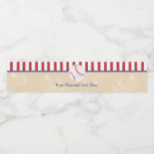 Klassiek Baseball Baby shower Waterflesetiket Waterfles Etiket (Enkel label)