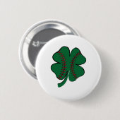 Klassiek Baseball Shamrock St. Patrick's Day Ronde Button 5,7 Cm (Voorkant /achterkant)