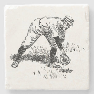 Klassiek baseball Stone Onderzetter