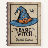 Klassiek Basic Heksen Halloween Kookboek Notitieboek (Voorkant)