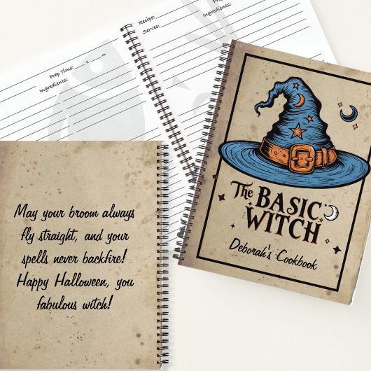Klassiek Basic Heksen Halloween Kookboek Notitieboek