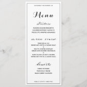 Klassiek  basismenu menu (Voorkant)