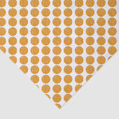 Klassiek basketbalontwerp op witte achtergrond tissuepapier (Detail)