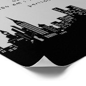 Klassiek Batman-symbool | Nieuwe geboortestatistie Poster (Hoek)