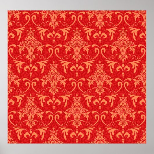 klassiek behangselpapier met Victoriaans versierin Poster (Voorkant)