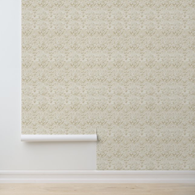 Klassiek beige behang (Applicatie)