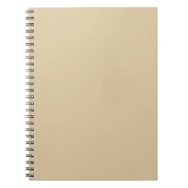Klassiek Beige Effen Kleur Minimalistisch Notitieboek