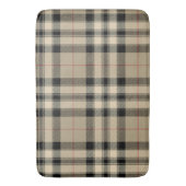 Klassiek Beige En Zwart Geruit Badmat (Voorkant Verticaal)