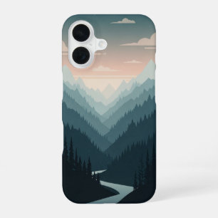 Klassiek Bergdal iPhone 16 Hoesje