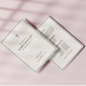 Klassiek bij het houden van geheugen - begrafenisv programmakaart