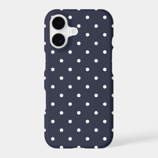 Klassiek Blauw 50s Stippen iPhone 7 Plus Hoesje