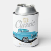 Klassiek blauw 56 blikjeskoeler (Blikje Voorkant)