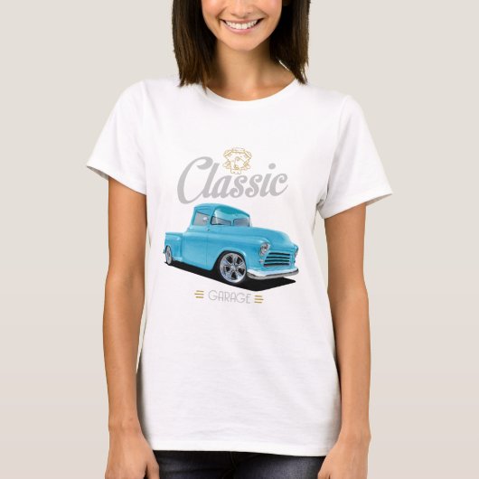Klassiek blauw 56 t-shirt (Voorkant)