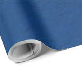 Klassiek Blauw Abstract Cadeaupapier (Rol Hoek)