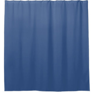Klassiek Blauw Effen Kleur Douchegordijn