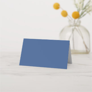 Klassiek Blauw Effen Kleur Plaatskaartje