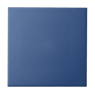 Klassiek Blauw Effen Kleur Tegeltje