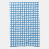 Klassiek Blauw en Wit Gingham Theedoek (Verticaal)
