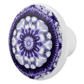 Klassiek blauw en Wit Keramische Knop (Rechts)