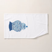 Klassiek blauw en witte gember jar bad handdoek (Handdoek)
