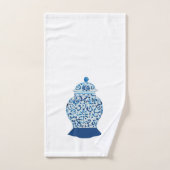 Klassiek blauw en witte gember jar bad handdoek (Handdoek)