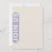 Klassiek Blauw en Zwart Afstuderen  Kaart (Achterkant)