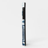 Klassiek Blauw Fractal Design Case-Mate iPhone Case (Achterkant/links)