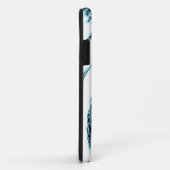 Klassiek Blauw Fractal Design Case-Mate iPhone Case (Achterkant/rechts)