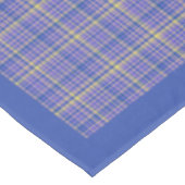 Klassiek blauw gele gingham met patroonpatroon tafelkleed (Gekanteld)