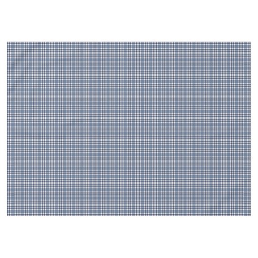 Klassiek Blauw Geruit Tafelkleed (Voorkant (Horizontaal))