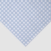 Klassiek Blauw Gingham Plaid Tissuepapier (Detail)
