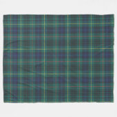 Klassiek Blauw Groen Plaid Fleece Deken (Voorkant (Horizontaal))