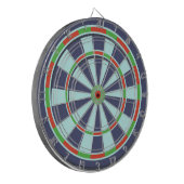 Klassiek Blauw Groen Rood Dartbord (Voorkant Links)