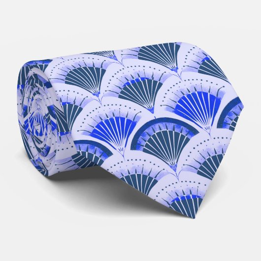 Klassiek blauw Paarse Stropdas (Opgerold)