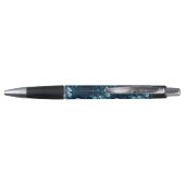 Klassiek blauw Roos patroon Pen (Achterkant)