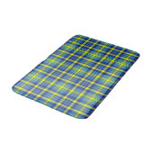 Klassiek Blauw Schotse Ruit Patroon Badmat (Gekanteld)