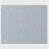 Klassiek Blauw Stippenpatroon Cadeaupapier (Vlak)